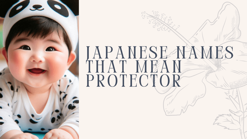 Unique Japanese Male Names That Mean Protector