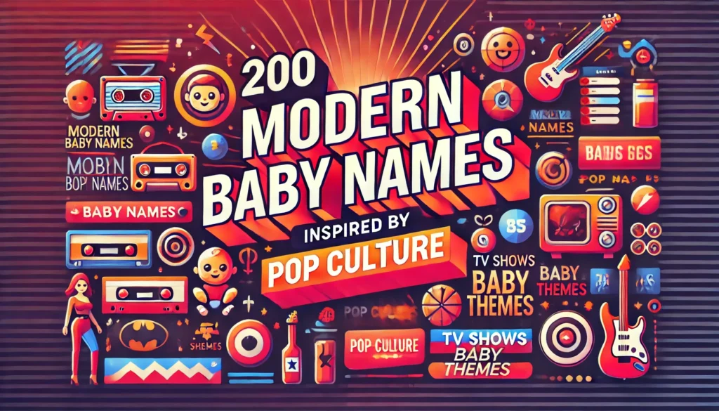 Baby name ideas for 2024 based on pop culture trends"