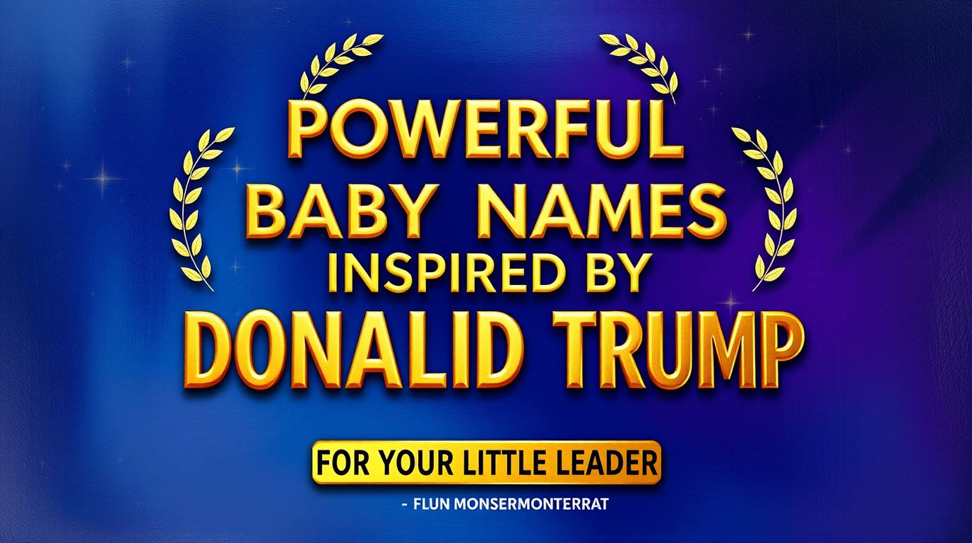 Powerful Baby Names Inspired by Donald Trump